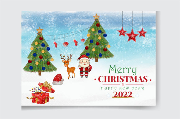 Christmas Watercolor Winter Celebration: A Versatile Creative Resource
