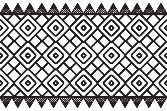 Ethnic Pattern with Geometric: A Versatile Design for Fabric