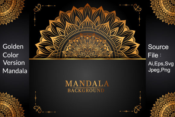 Luxury Royal Golden Mandala