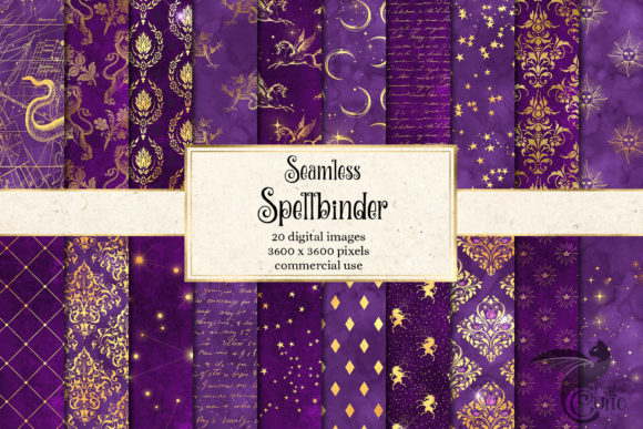 Spellbinder Digital Paper: Where Fantasy Texture Meets Practical Design