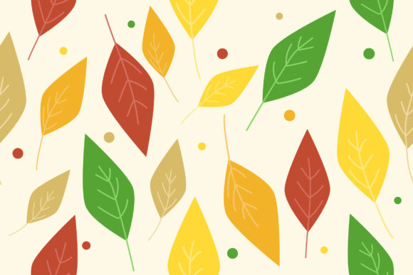 Tropical Leaf in Autumn: A Seamless Fabric Pattern That Bridges Seasons and Styles