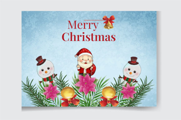 Watercolor Christmas Background